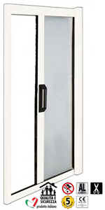 Porte Moustiquaire enroulable 160 x 250 cm Blanc