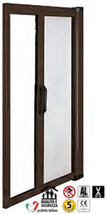 Porte Moustiquaire enroulable 160 x 250 cm  Marron