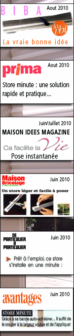 Articles de presse Store Minute